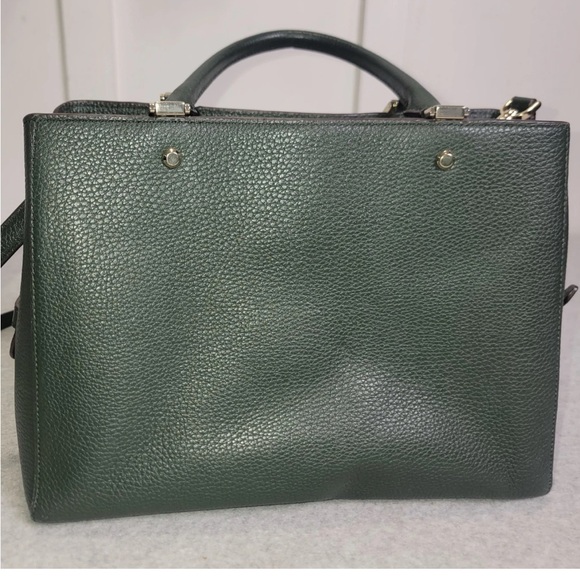 Kate Spade New York Leila Medium Triple Compartment Satchel Emerald Green-NWOT! - Picture 6 of 11